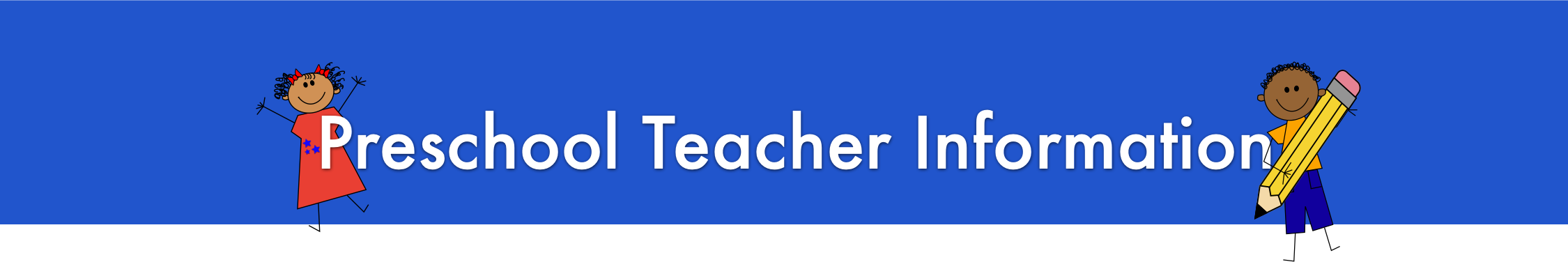 Teacher Information banner